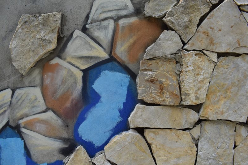 Photo ceramic wall sconce